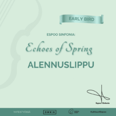 Early Bird - ALENNUSLIPPU Paavalinkirkko 25.4.