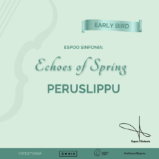 Early Bird - PERUSLIPPU Paavalinkirkko 25.4.